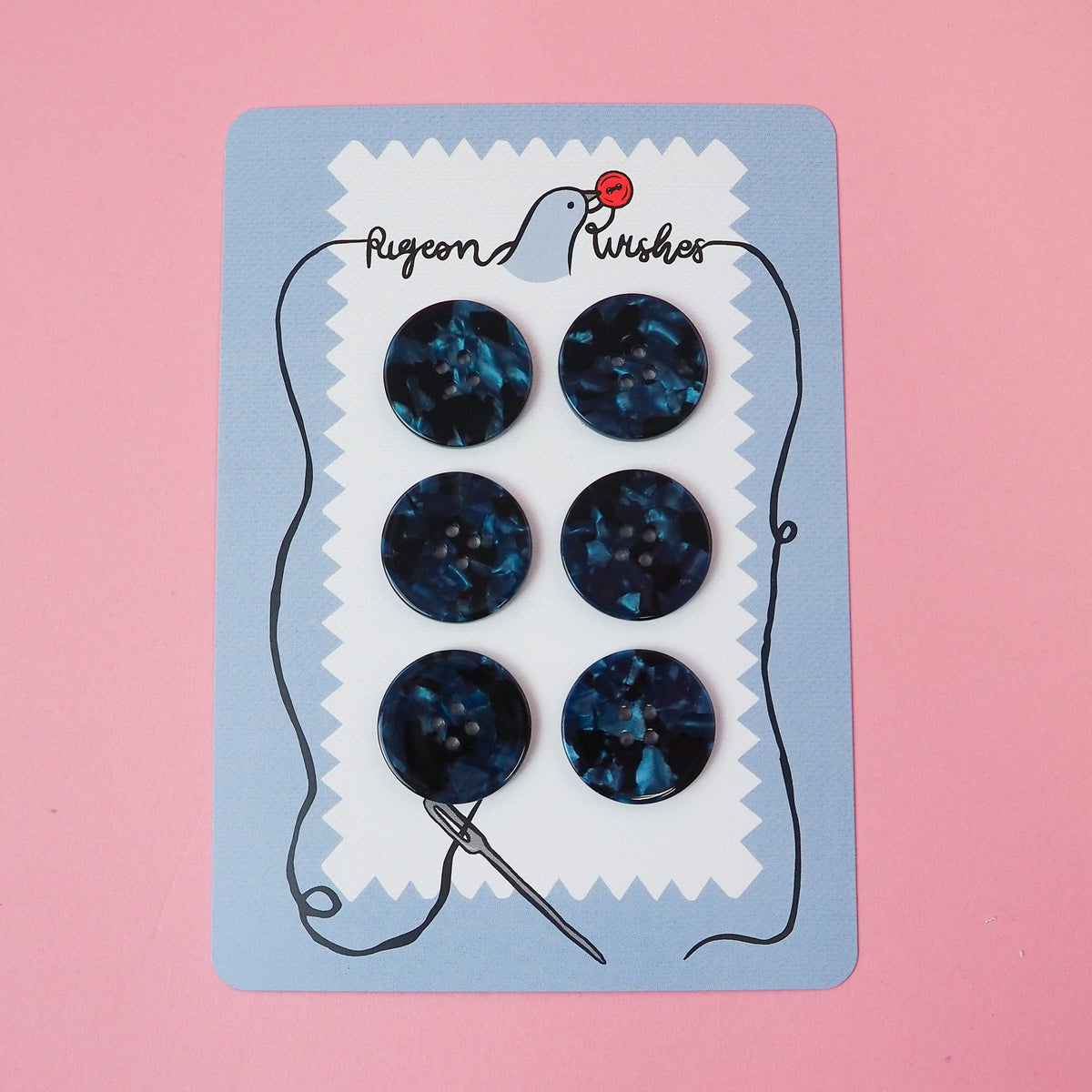 25mm Buttons Raspberry Nightshade 25mm Buttons – Grid Fabrics