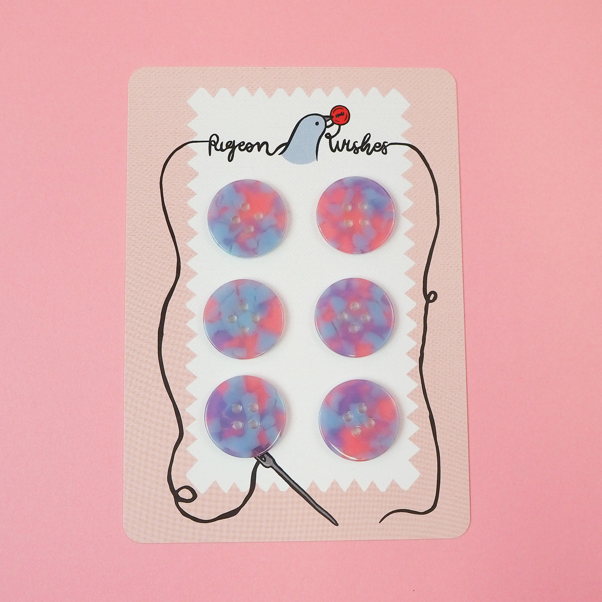 Grid Button Kit Day Dream 25mm Buttons – Grid Fabrics