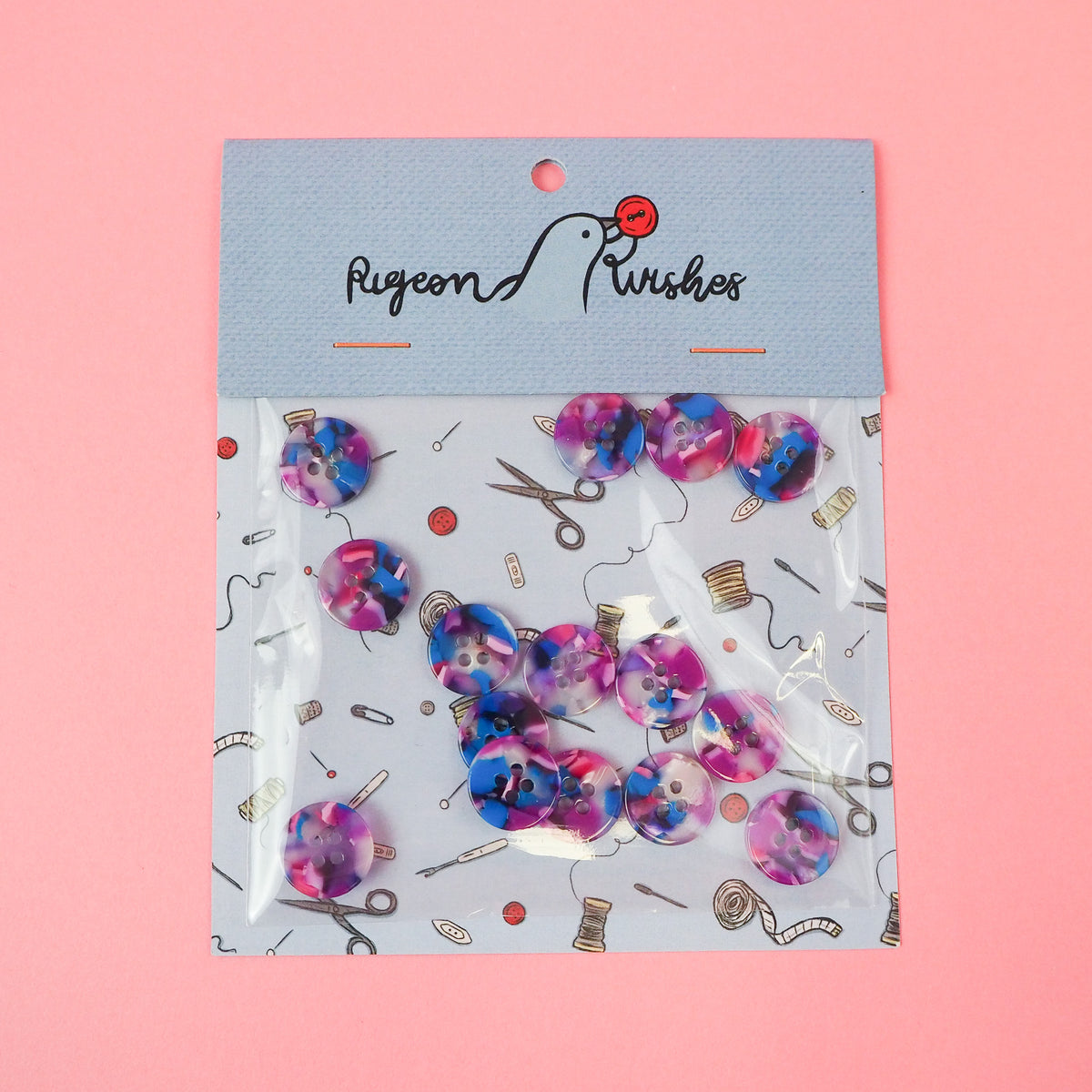 Lucid 15mm Buttons – Grid Fabrics