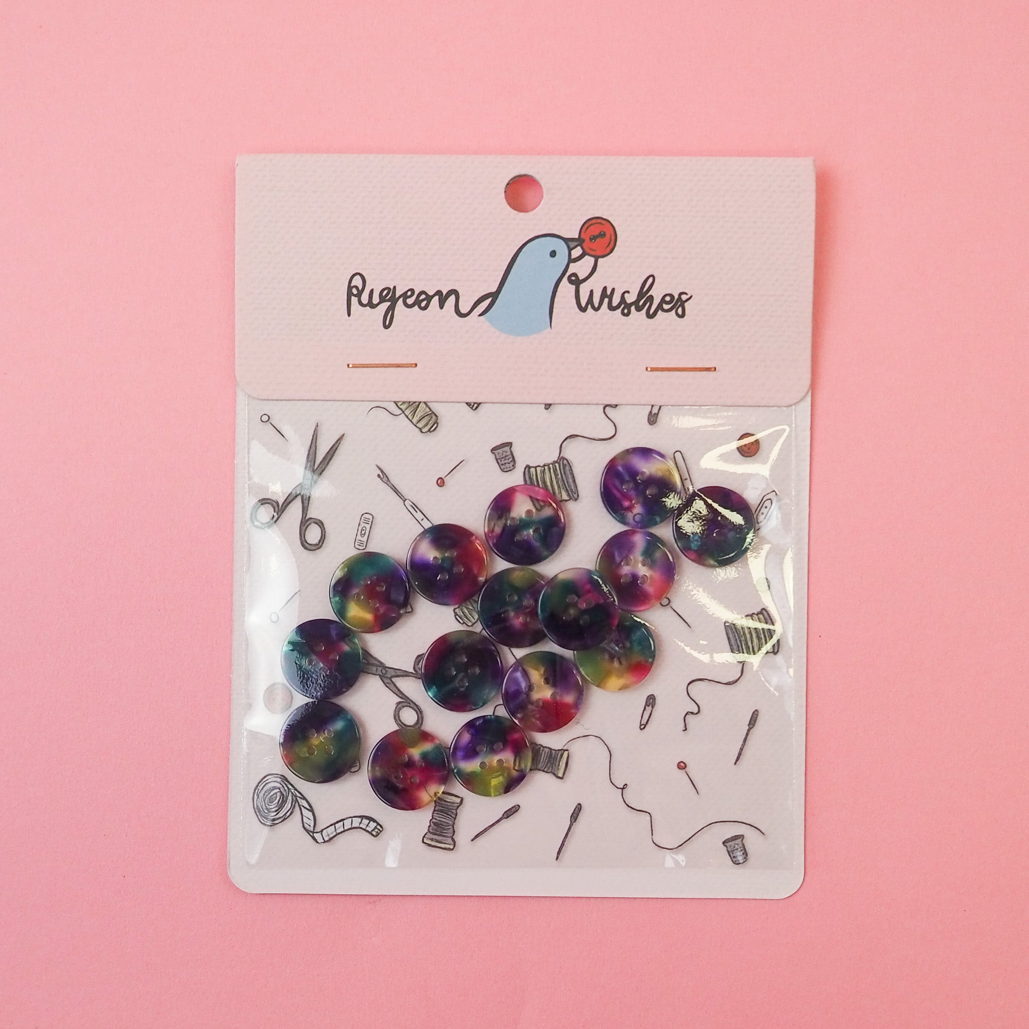 Faerie 15mm Buttons – Grid Fabrics