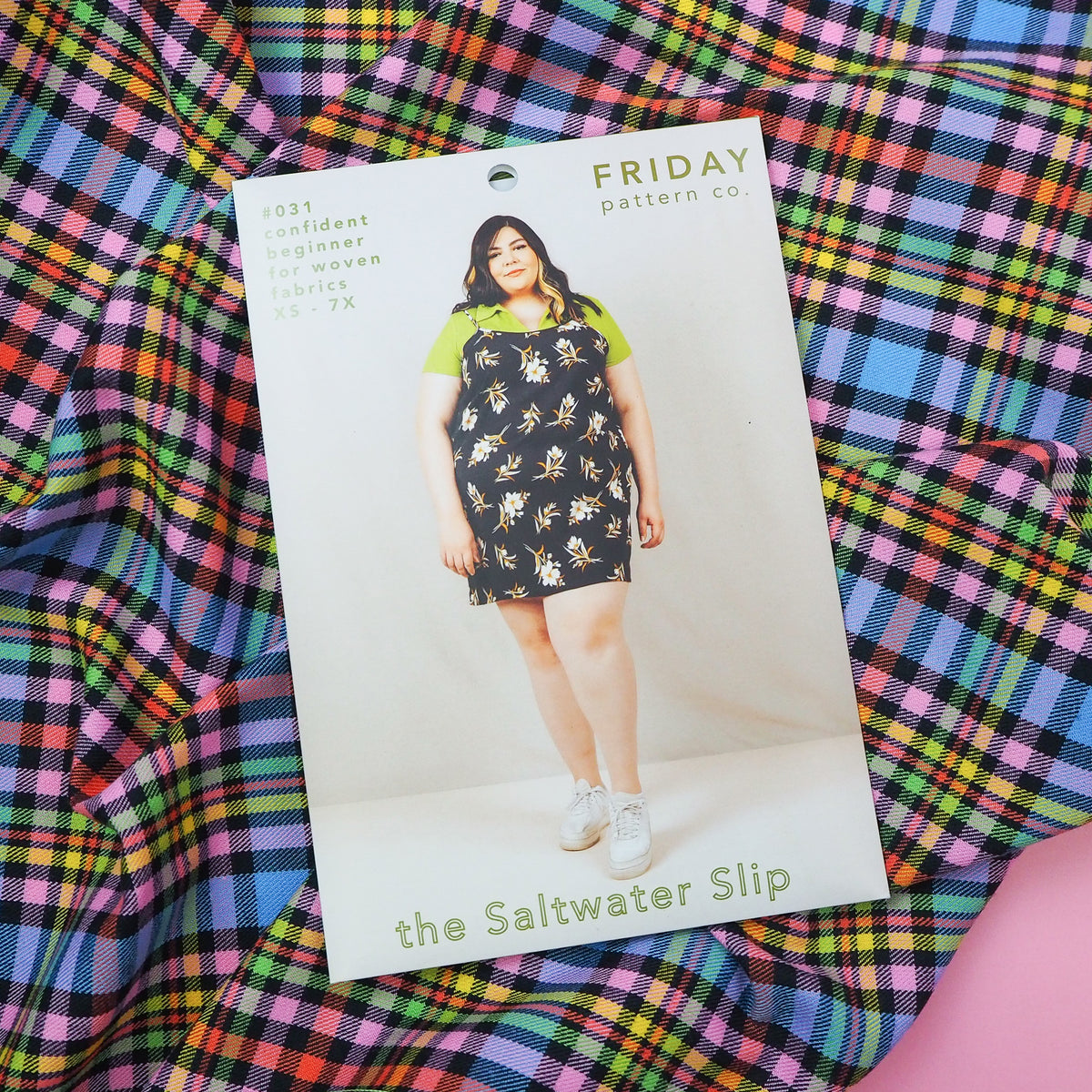 Saltwater Slip Paper Pattern Friday Pattern Company Grid Fabrics