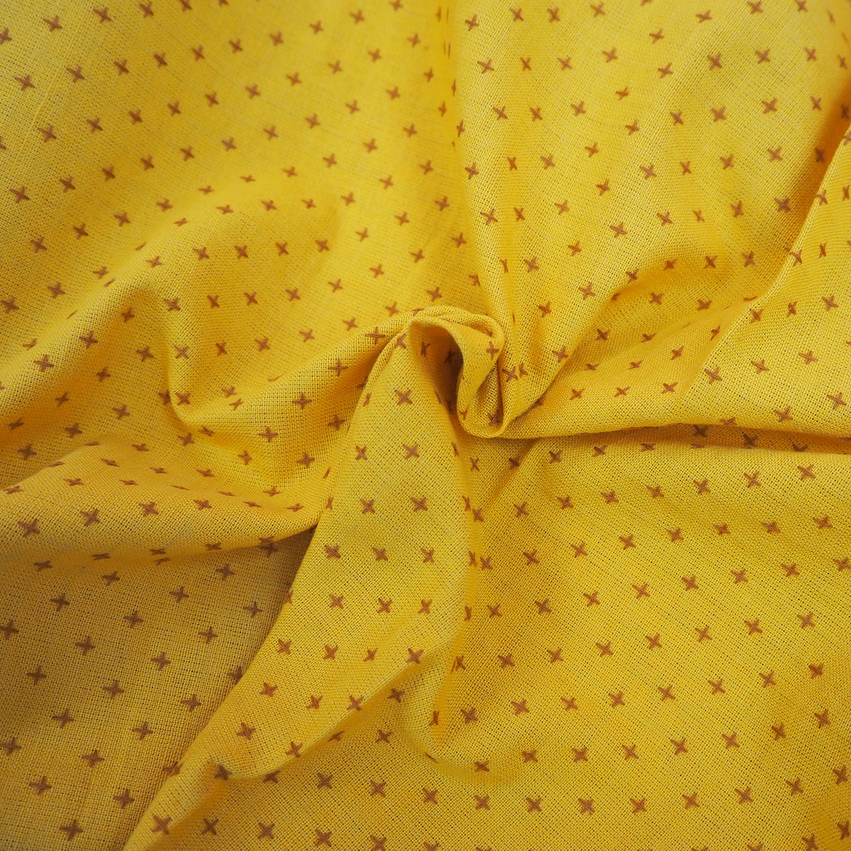 Pluses And Crosses Sunburst Yam Cotton Grid Fabrics pluses-and-crosses-sunburst-yam-cotton-grid-fabrics
