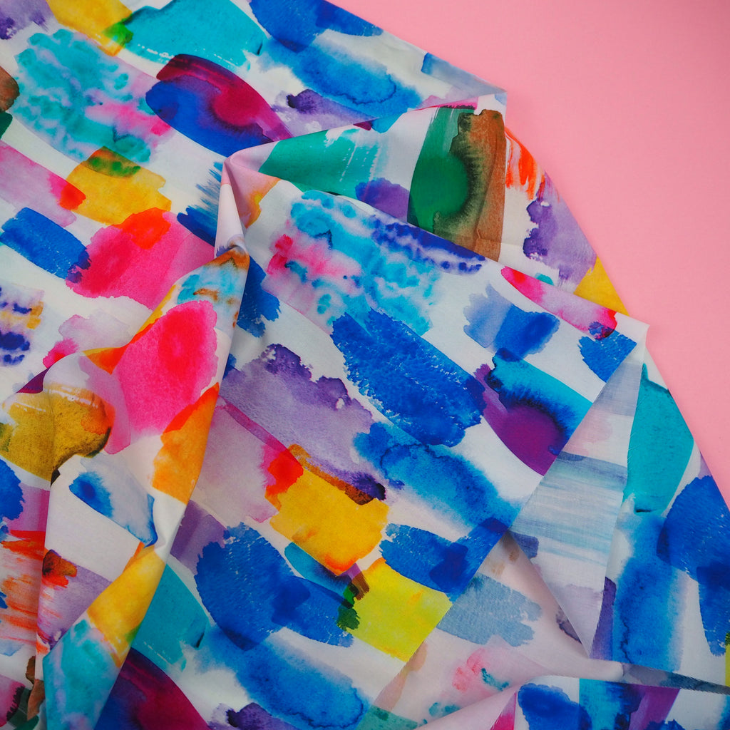 Artisan Splash - Cotton Lawn – Grid Fabrics
