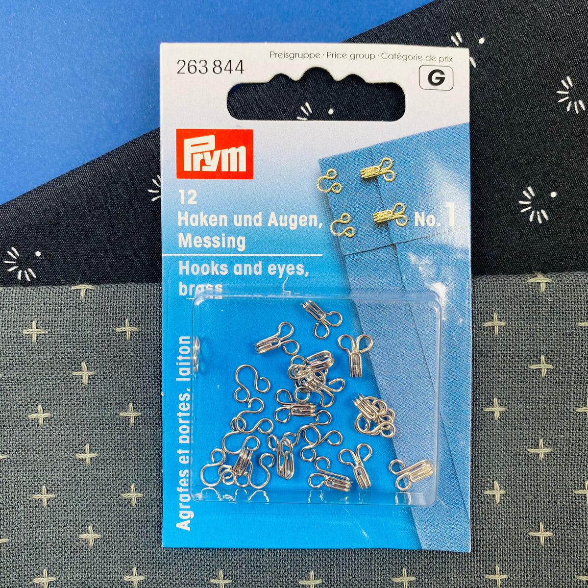 Hooks and Eyes - Prym – Grid Fabrics